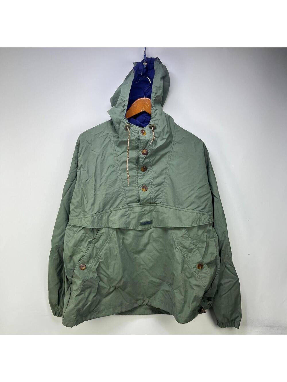 Vintage 90s Columbia Hooded Windbreaker Anorak Jacket Large